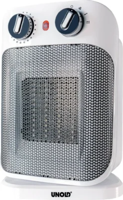 Unold Keramik-Heizlüfter IP21 Überhitzungsschutz 1.800 Watt 2 Stufen Oszillation