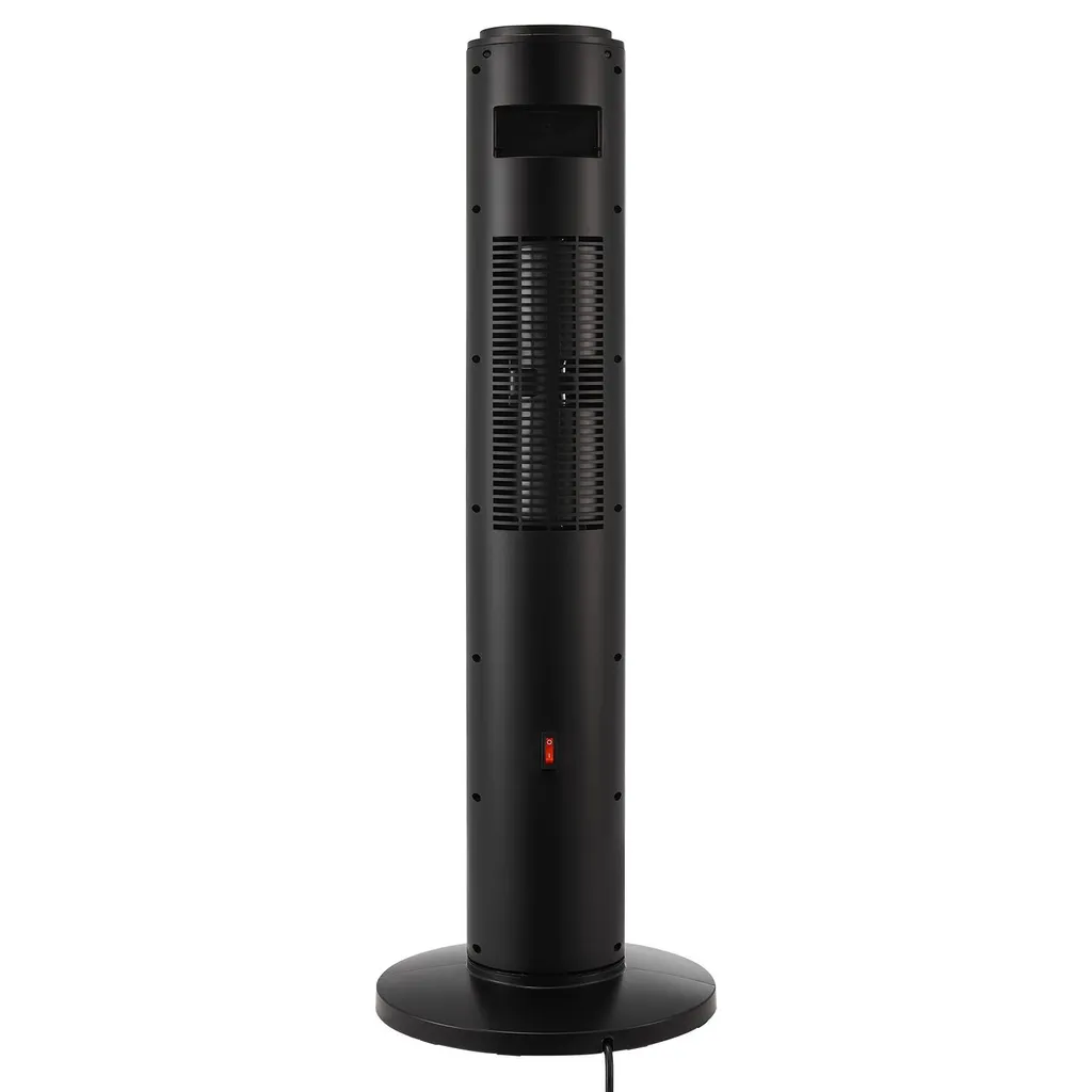 Juskys Turm-Keramik-Heizer – Elektrischer Heizlüfter Mit LCD Display & Fernbedienung, 1000 / 2000W, Kamineffekt, Timer, Oszillation & Umkippschutz – Bild 12