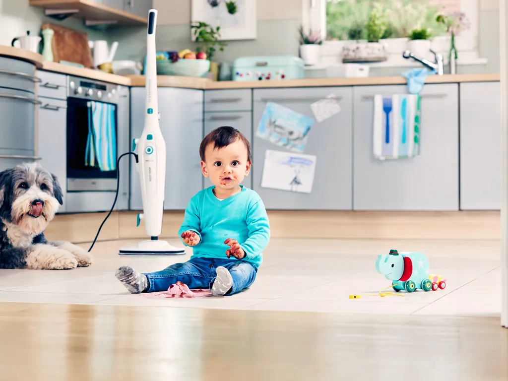 Leifheit Dampfreiniger CleanTenso Inkl. 2er Set Ersatz-Wischbezüge – Bild 4