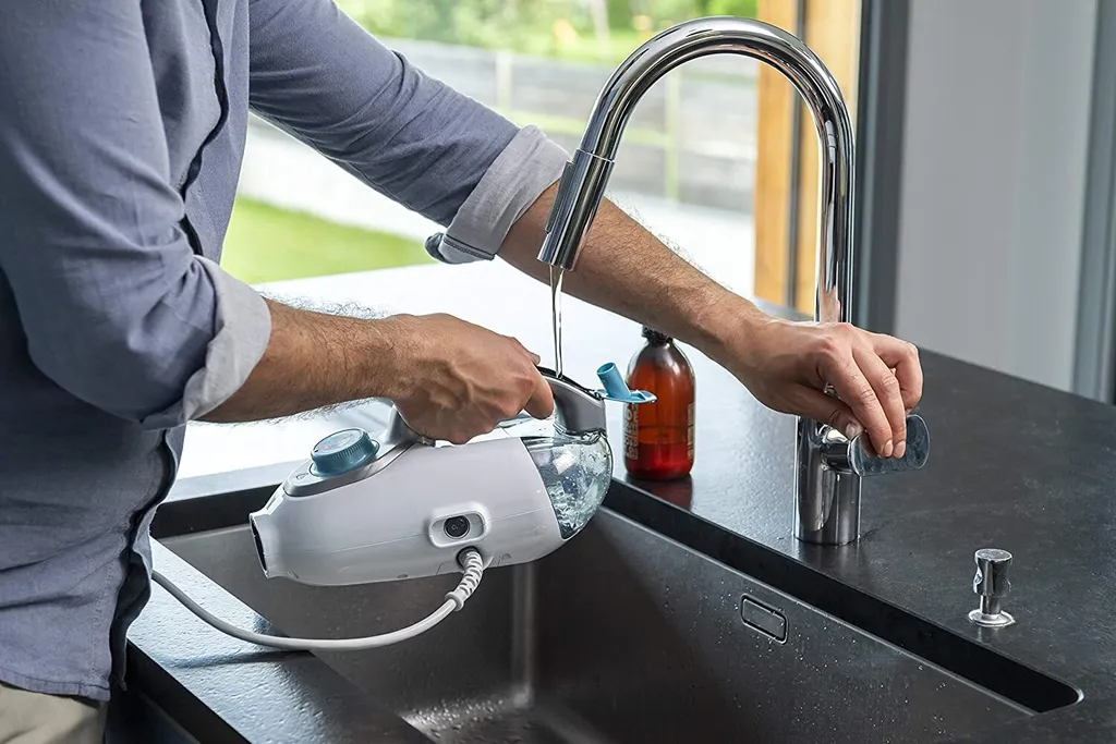 Black & Decker FSMH1321JSM, Tragbarer Dampfreiniger, 0,5 L, Türkis, Weiß, 6 M, 1300 W, Harter Boden – Bild 7