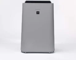 SHARP UA-HD50E-L Luftreiniger (mit Befeuchtungsfunktion, Verbesserung Der Luftqualität, Ideal Für Allergiker, Drei Stufen Filtersystem, HEPA-Filter, Räume Bis Zu 38 M²) Hellgrau [Energieklasse A]