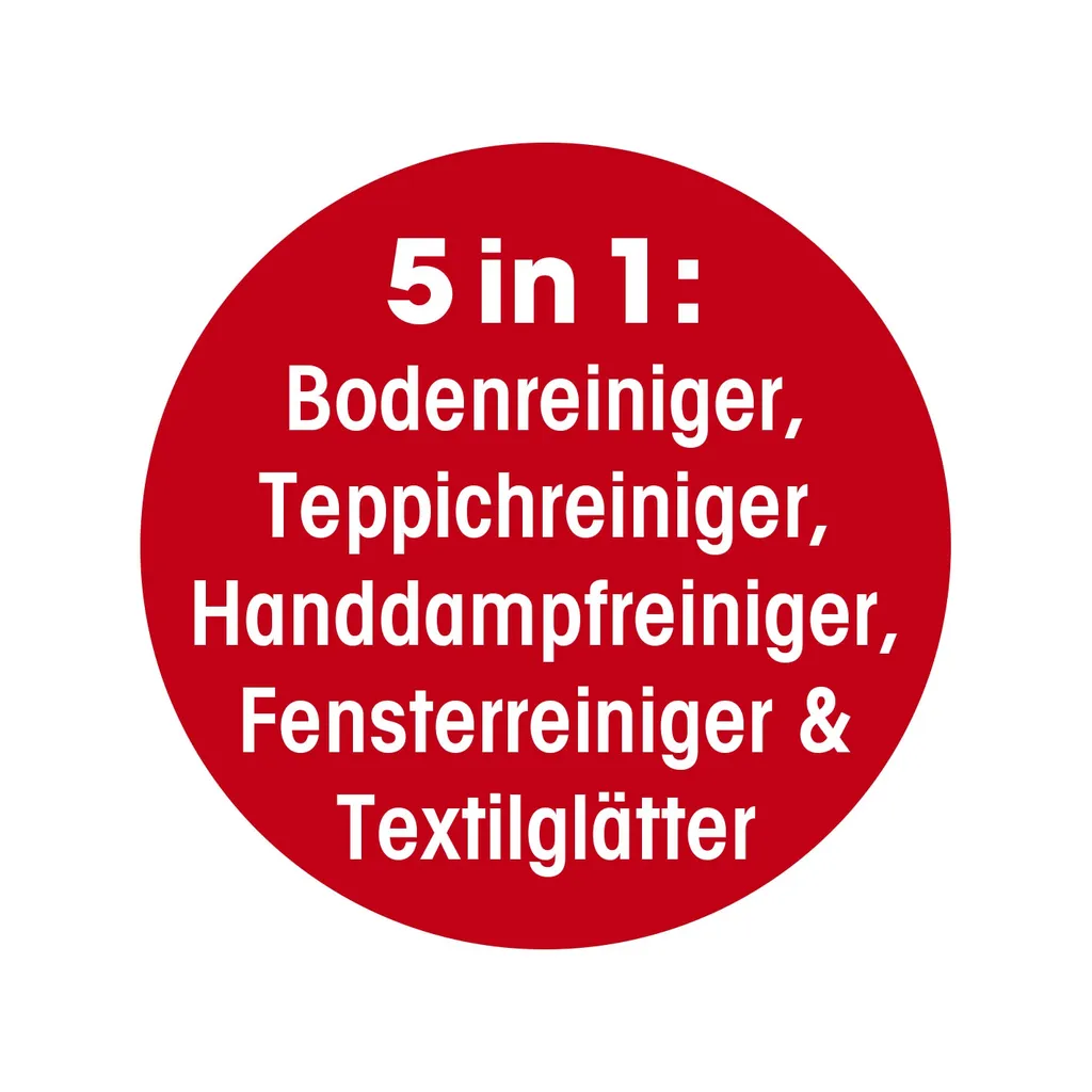 CLEANmaxx 5in1 Dampfmop, 0,3 L Füllmenge, 1500 Watt, Art.-Nr. 8337 – Bild 16