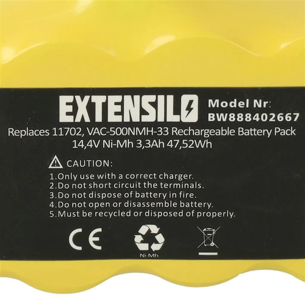 Staubsauger-Akku Für IRobot Roomba 500, 605, 700, 800, 900 - 3300 MAh, 14,4 Volt, Ni-Mh – Bild 5