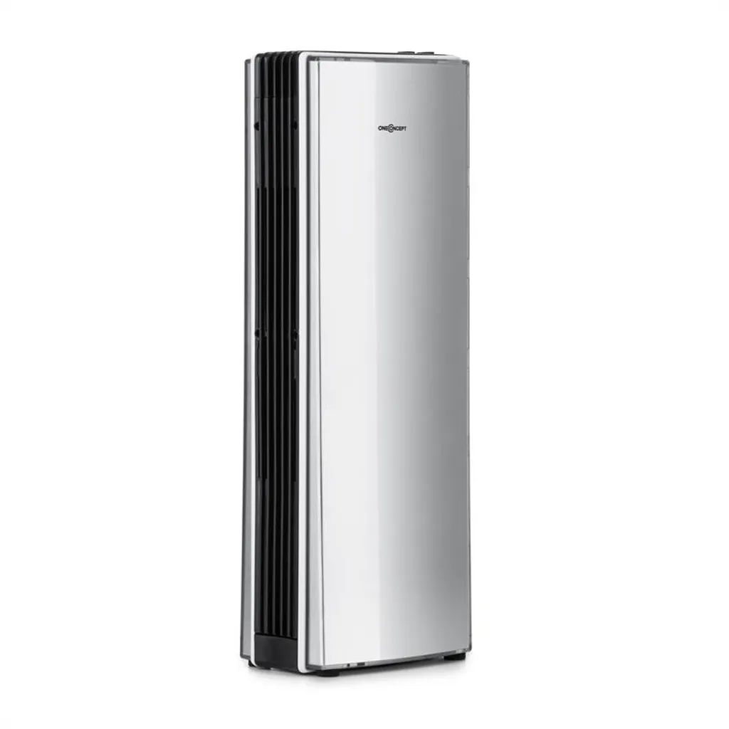 St. Oberholz Office Ionisator & Lüfter Luftreiniger Aktivkohle Edelstahlfilter 10 M²