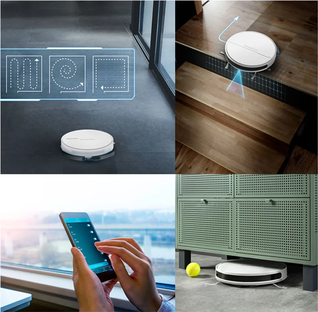 Rowenta RR7447 Xplorer S60 Allergy Connect Nass-Trocken-Saugroboter Weiß 65 DB – Bild 14