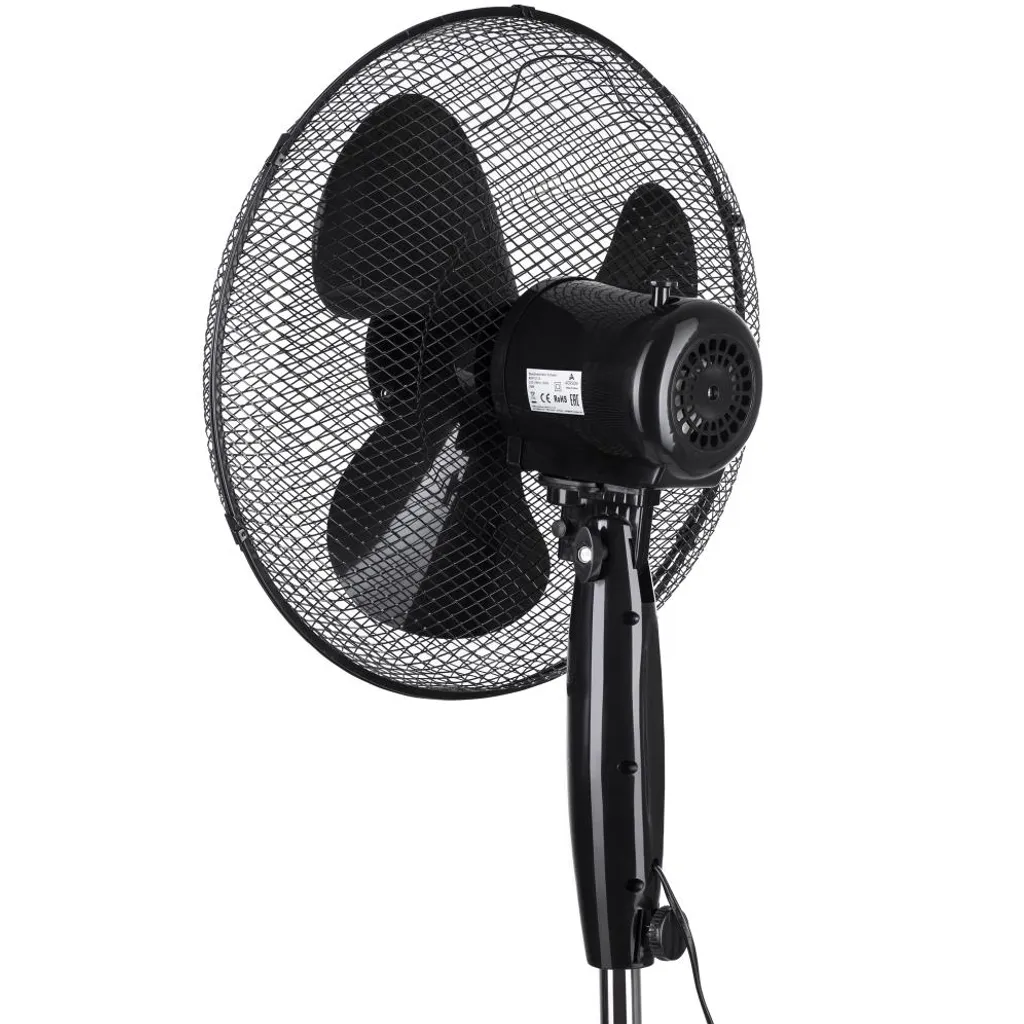 AERSON Standventilator Ventilator Windmaschine Luftkühler Oszillierend 50W Schwarz – Bild 9