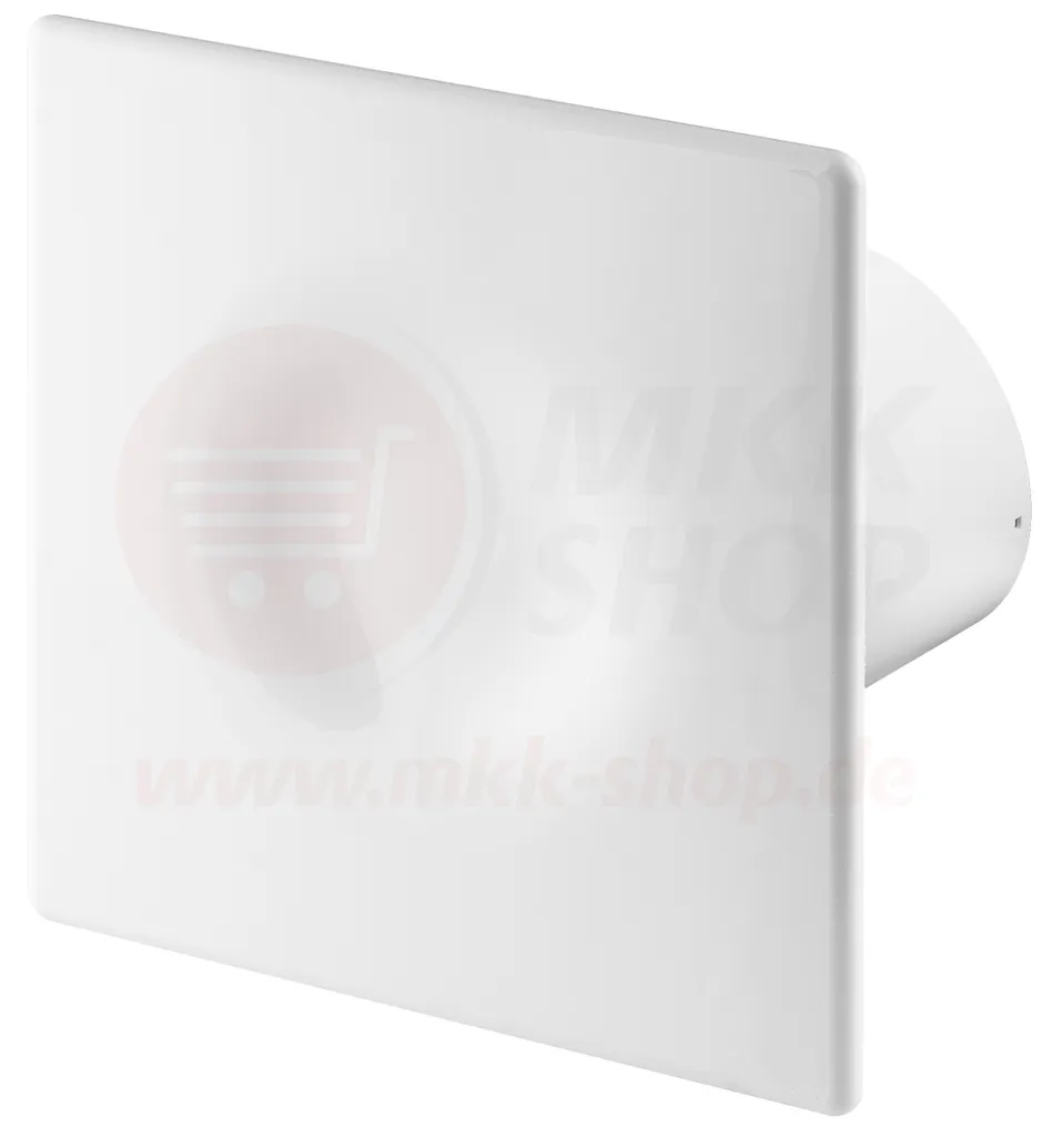 Wohnraumlüfter Lüfter Badlüfter Deckenlüfter Ventilator Badventilator Ø 100 Mm Nachlauf / Timer Hochglanz Weiß