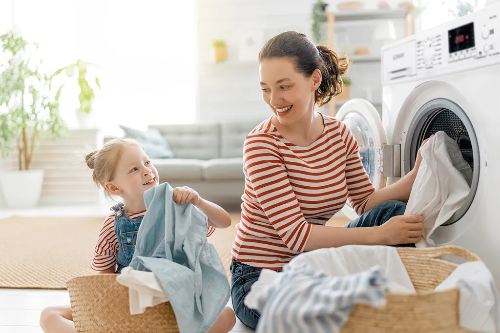 Bomann WA 7192 Waschmaschine Weiß, 9 Kg, 15 Waschprogramme, 1.400 U/min, LED-Display/Kontrollanzeigen, Frontlader – Bild 8