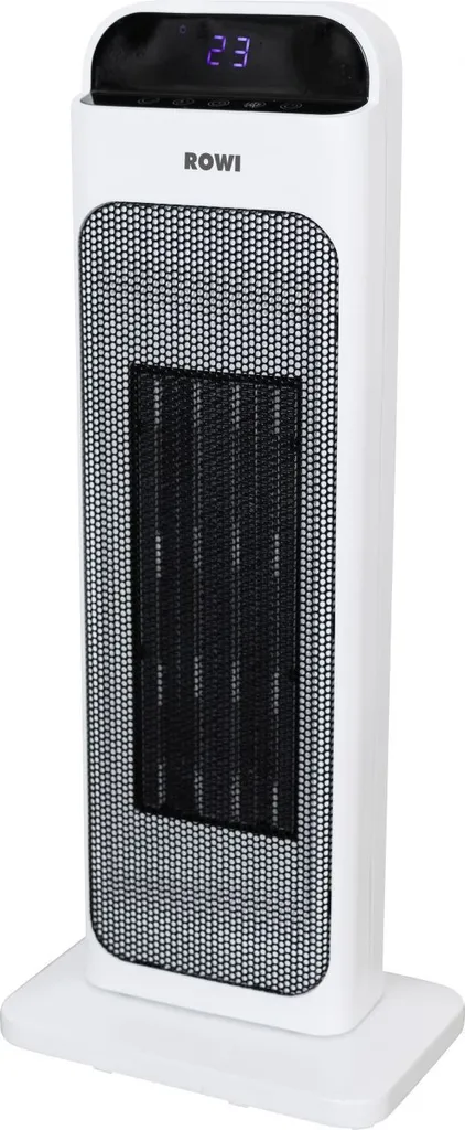 Rowi Keramik-Turmheizlüfter HKT 2000/2/1 ODF, Display Fernbedienung