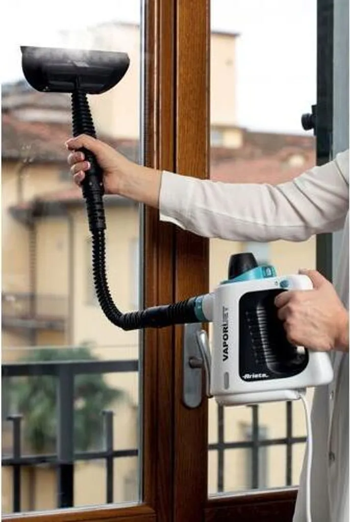 Ariete 4137, Tragbarer Dampfreiniger, 0,25 L, Schwarz, Türkis, Weiß, Tasten, Flexibel, 3 M – Bild 4
