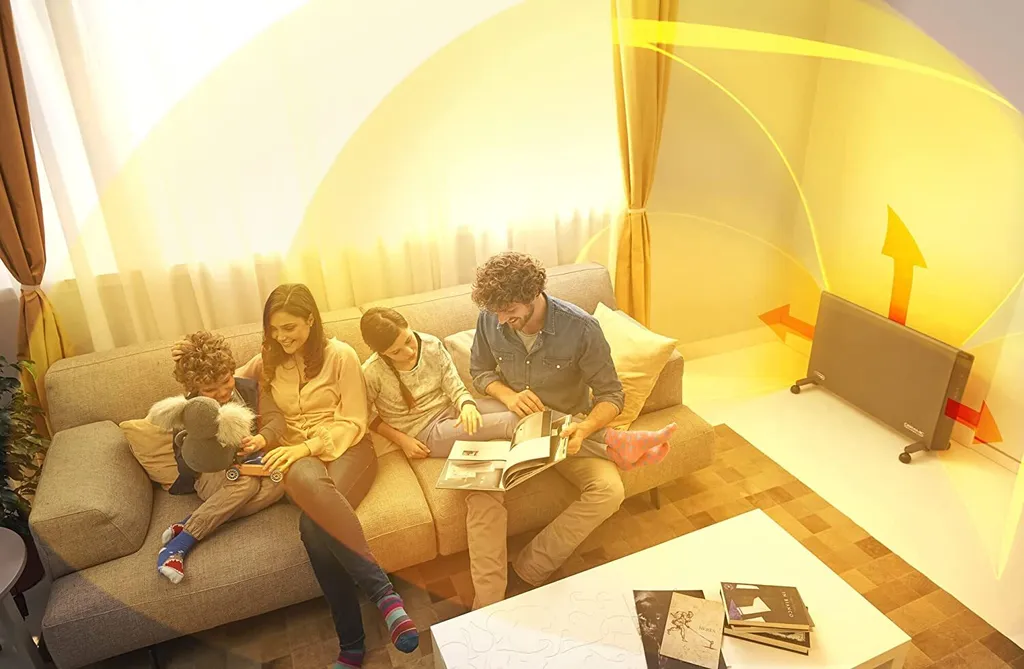 De'Longhi DeLonghi HCM2030 Standkonvektor Weiss – Bild 4