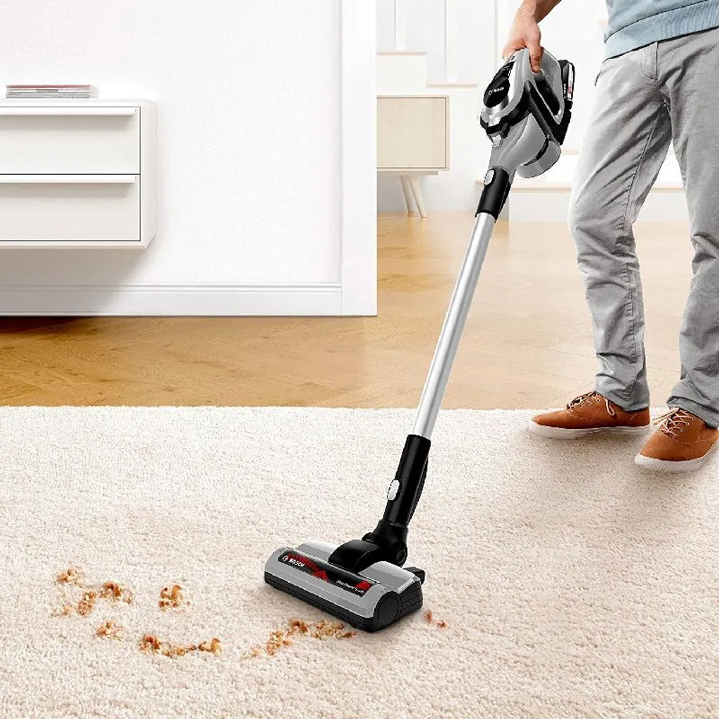 Bosch Akku-Staubsauger Serie 8 BCS812KA2 Beutellos 0,4 L Schwarz, Silber – Bild 7