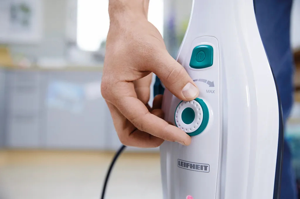 Leifheit Dampfreiniger CleanTenso Inkl. 2er Set Ersatz-Wischbezüge – Bild 15