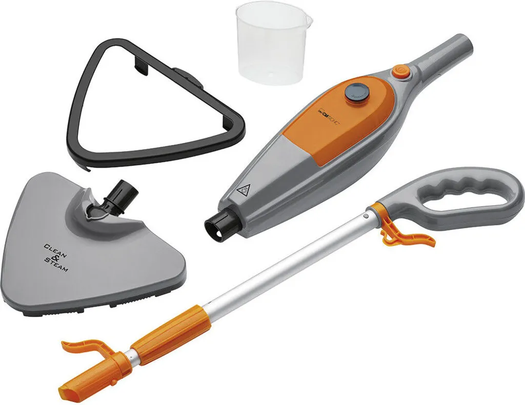 CLATRONIC Dampfmop DR 3539 Anthrazit- Orange Dampfreiniger Reiniger Dampfwischer – Bild 5