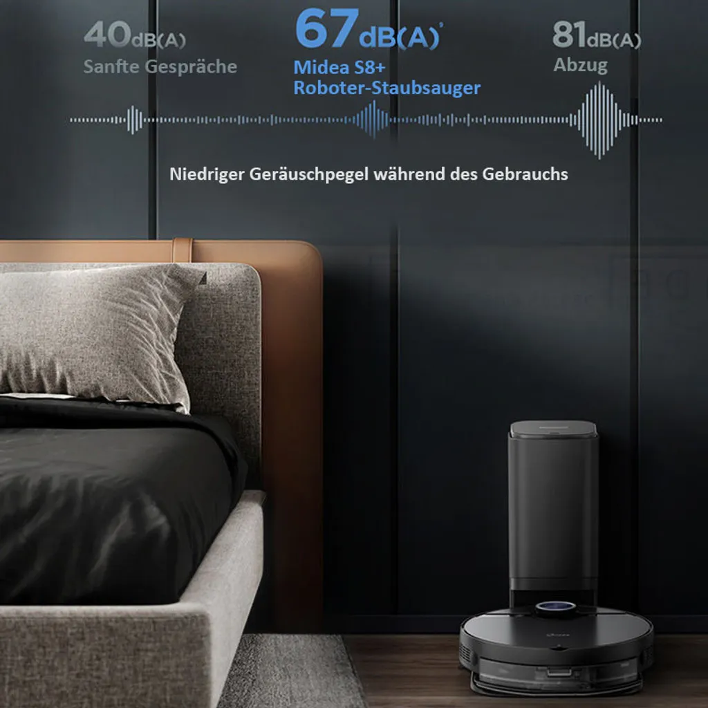 Midea S8+ Saugroboter 5200mAh Bl | 714307 Mit Behälterstation – Bild 16