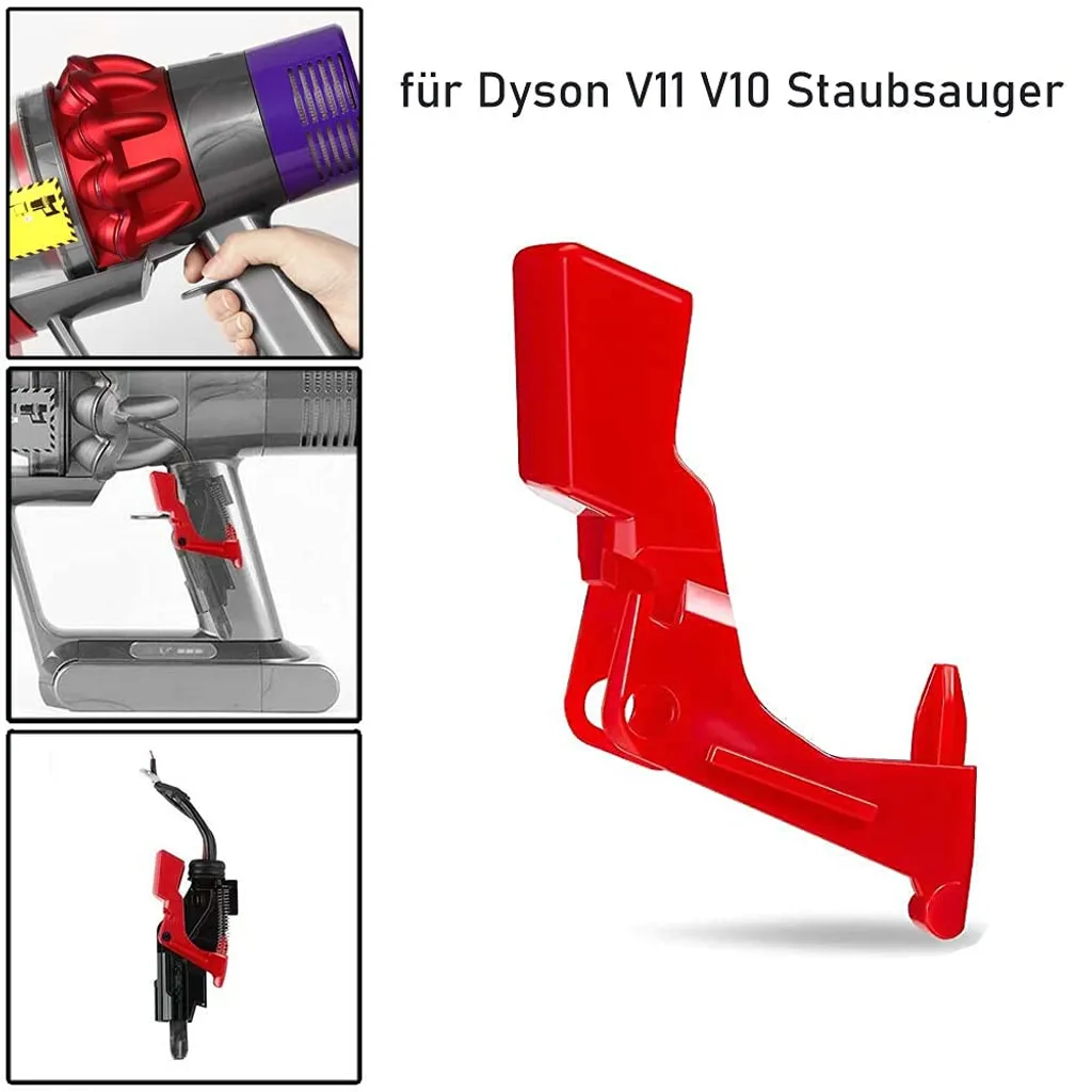 Ersatz Schalter Extra Entriegelungsknopf Zubehör Für Dyson V11 Staubsauger, Extra Stark Auslösen Leistung Taste Kompatibel Mit Dyson V11 Staubsaugerzubehör # Rot – Bild 9