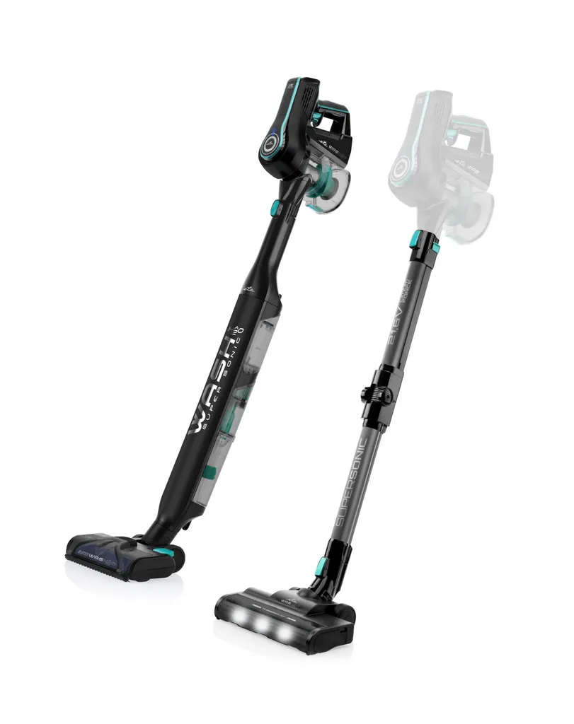 ETA SUPERSONIC WASH ETA523190000 Multifunktionaler Handstaubsauger, 135 W, 21,6 V Li-Ion-Akku, Digitalmotor, LED-Beleuchtung, HEPA-Filter, Saugt, Reinigt Tief, Trocknet, Wischt – Bild 2
