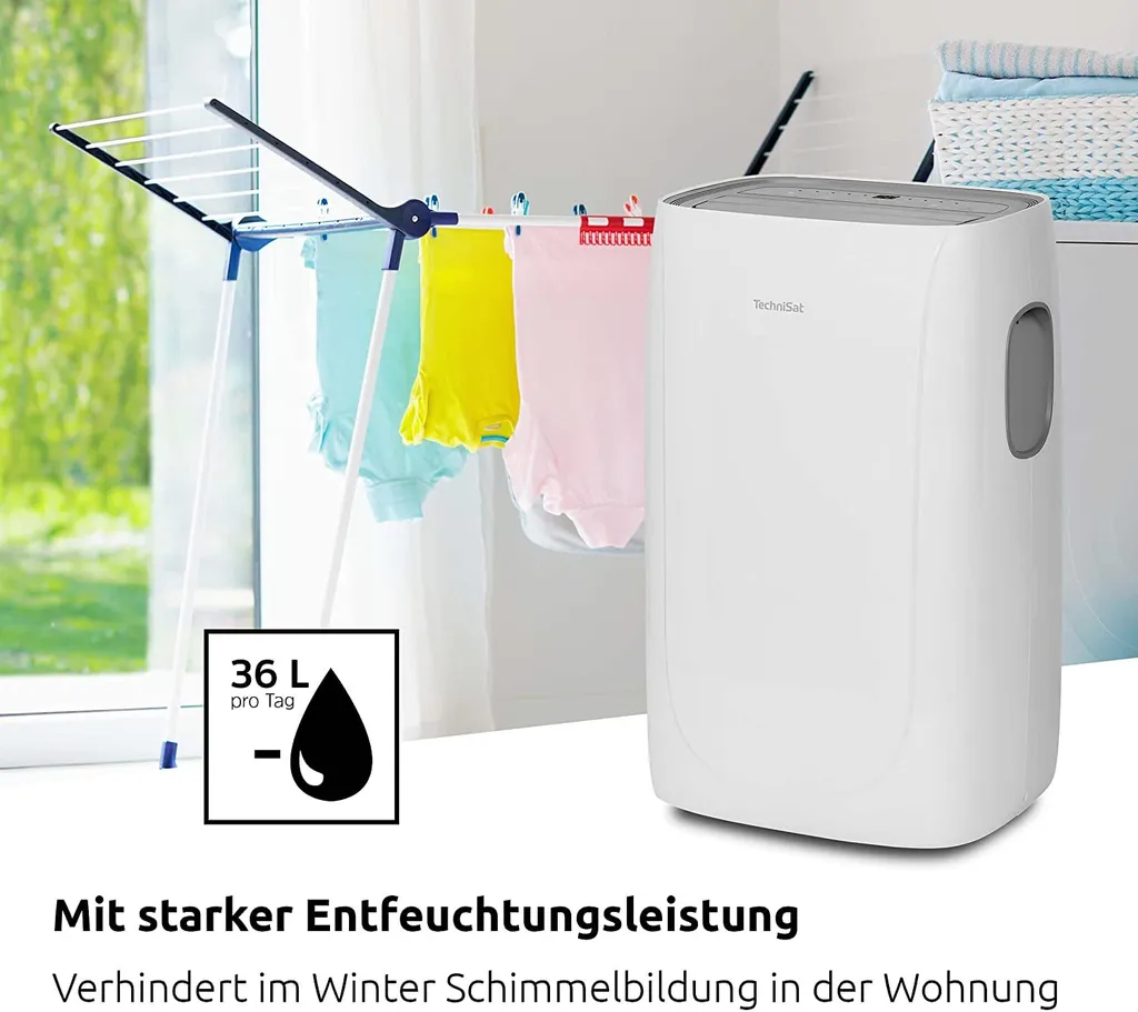 TechniSat Technipolar 1 Monoblock Klimagerät 4in1 Kühlen Heizen Ventilation Entfeuchten – Bild 13