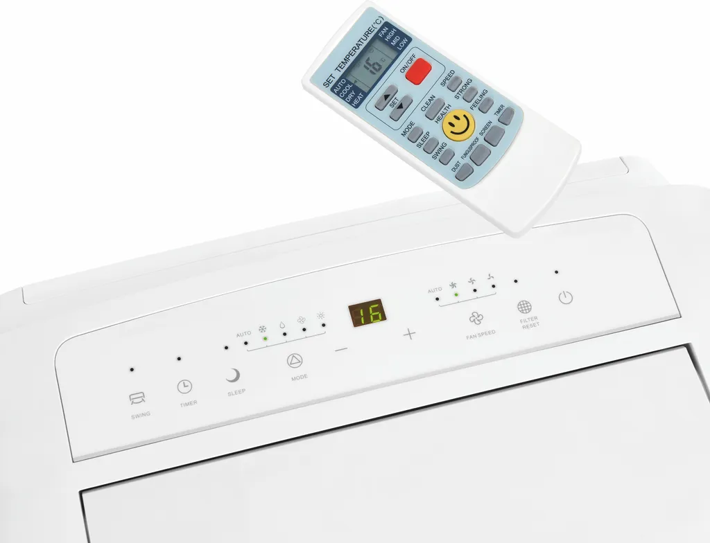 GUTFELS Klimagerät CM 61247 We | Mobiles Klimagerät | 12000 BTU / 3,4 KW Kühlleistung | 1450 W Leistung | Weiß – Bild 5