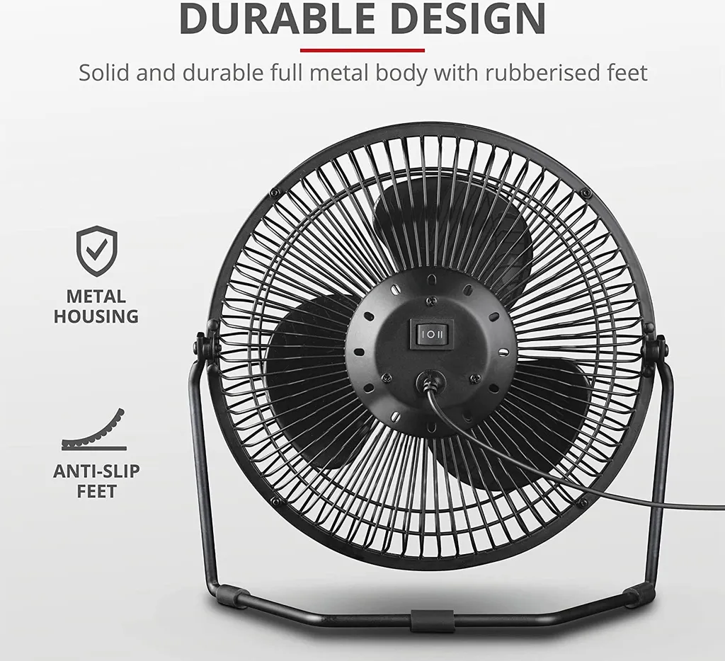 Trust Blaze USB-Kühllüfter, Einstellbare Geschwindigkeit, 120 Cm Kabel - Schwarz – Bild 5