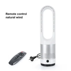 Ventilator Leise, Turmventilator Mit Fernbedienung, Mit Timer, 80°Oszillation, 8 Geschwindigkeitsstufne [A+++]