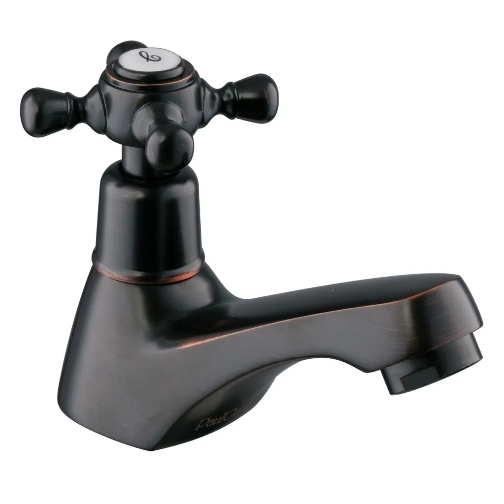 PaulGurkes Kaltwasserhahn Nostalgie Schwarz Retro Standventil