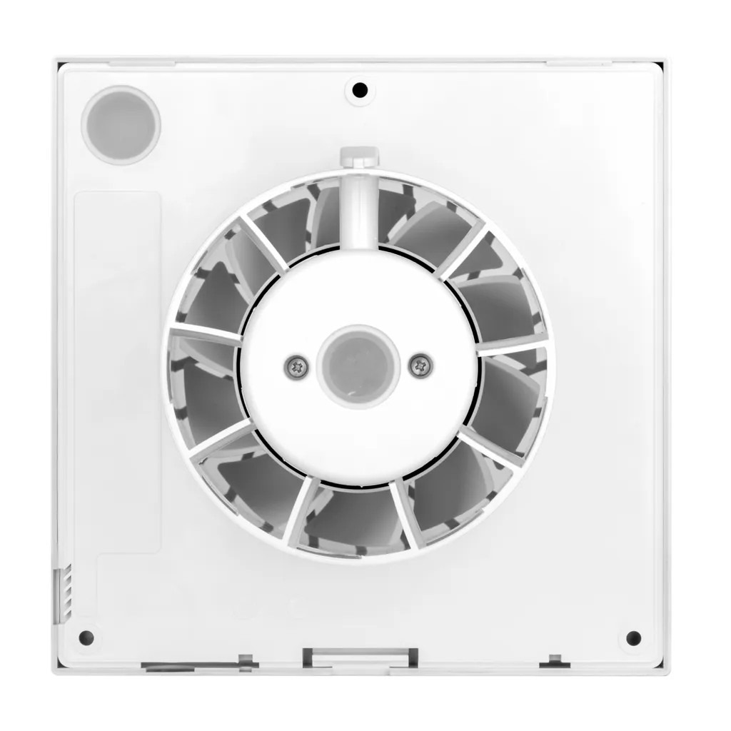 Lüfter Badlüfter Badventilator Wohnraumlüfter Badezimmer Ø 100 Mm Weiß Standard – Bild 3