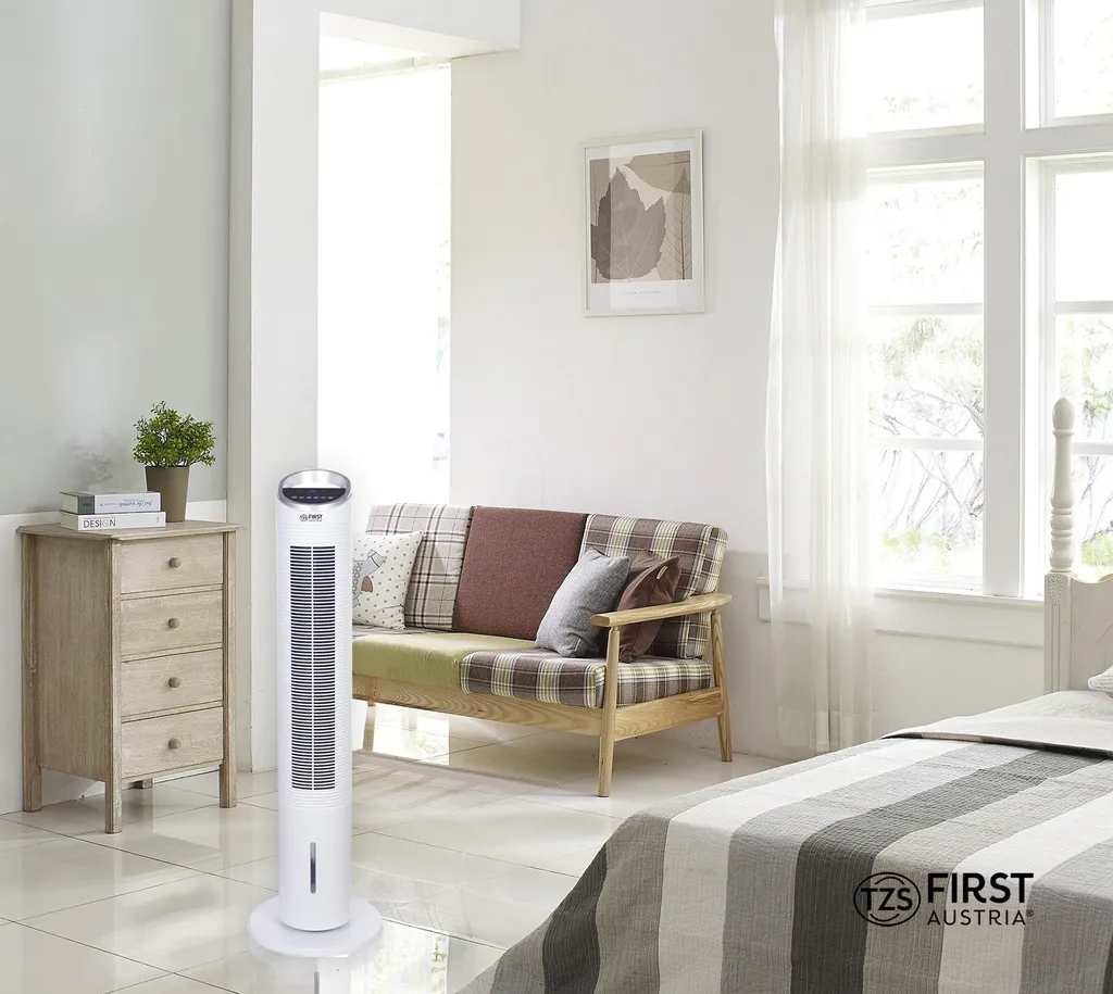 TZS First Austria FA-5560-4 Aircooler Silent Tower Lüfter Stehend - 60W - Weiß – Bild 13