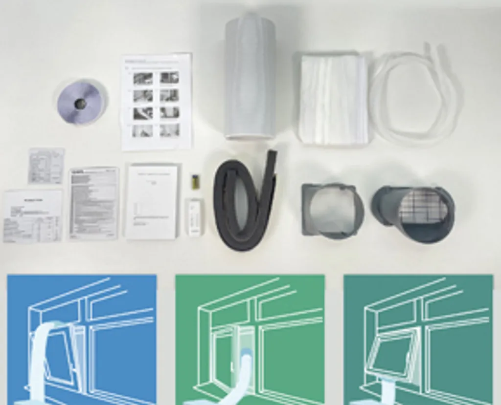 CHiQ 3-in-1 Mobile Klimaanlage CPC07PAP012B Weiß/grau Mit 7000 BTU / 2,02 KW, Für Ca. 25 M², 320 M³ Pro Stunde, Auto Air Swing Funktion – Bild 12