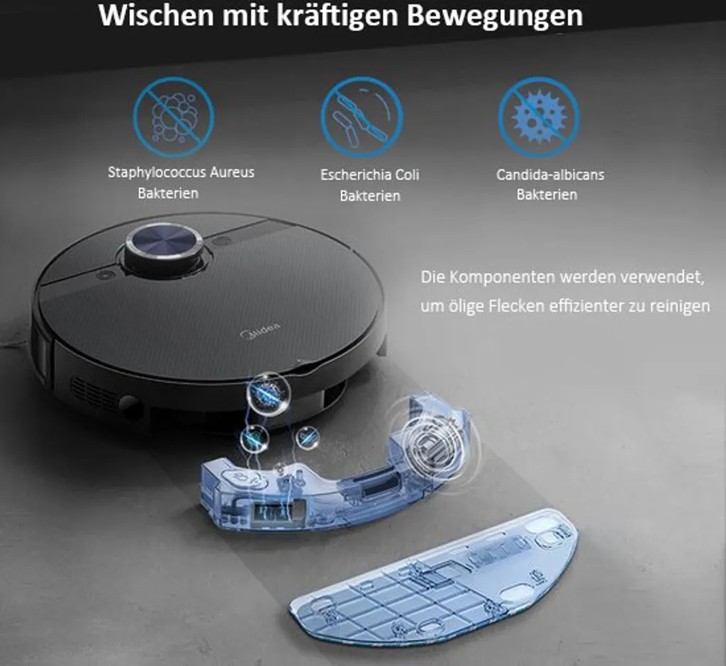 Midea S8+ Saugroboter 5200mAh Bl | 714307 Mit Behälterstation – Bild 13