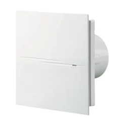 Design Kleinraum-/ Badlüfter Blauberg Sileo - Ø 100mm - MIT TIMER + FEUCHTIGKEITSSENSOR