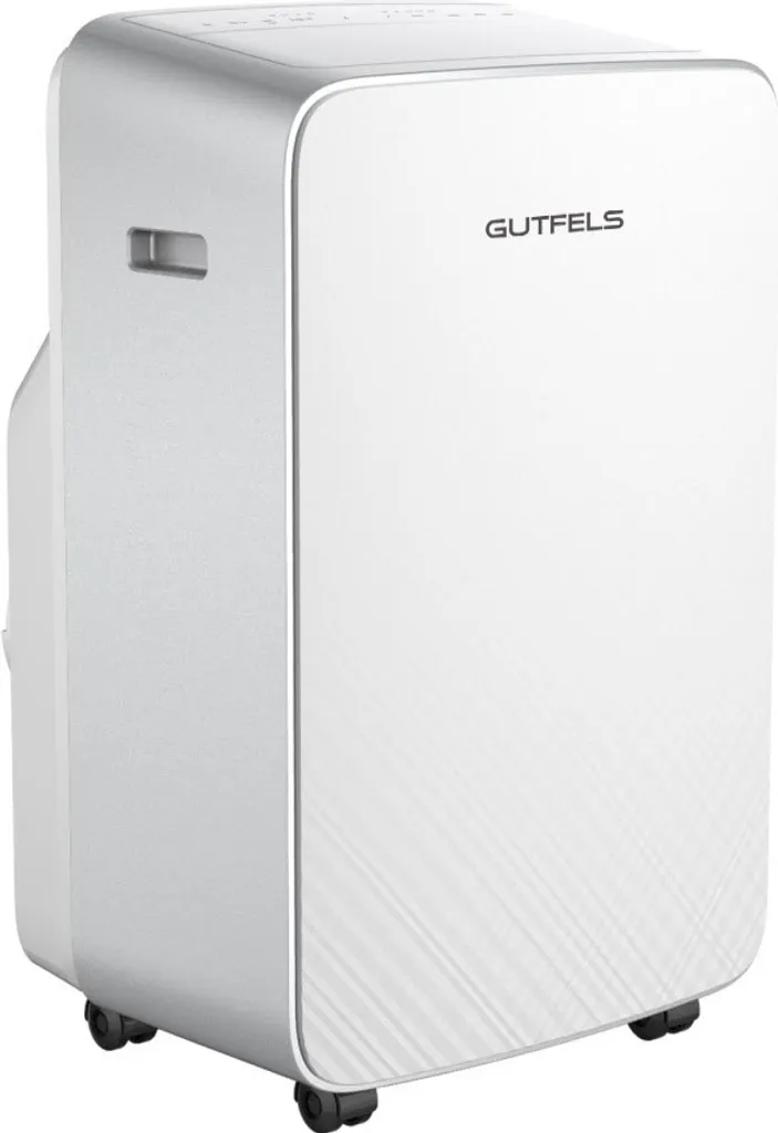GUTFELS Klimagerät CM 61247 We | Mobiles Klimagerät | 12000 BTU / 3,4 KW Kühlleistung | 1450 W Leistung | Weiß
