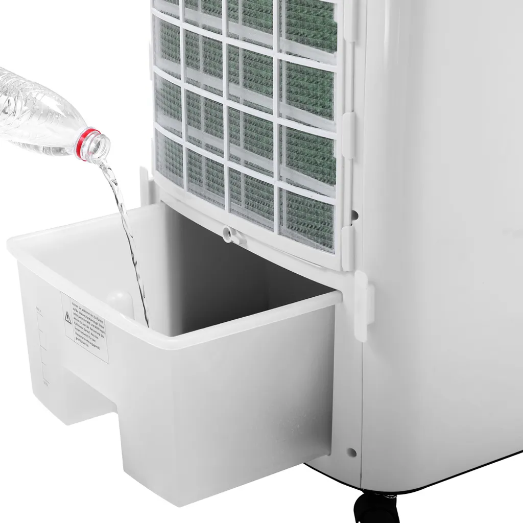 Monzana Luftkühler MZ804 4in1 Fernbedienung 8L Tank Timer Mobil Luftbefeuchter Ventilator Klimaanlage Ionisator Luftkühler LED Display Aircooler Klimagerät – Bild 6