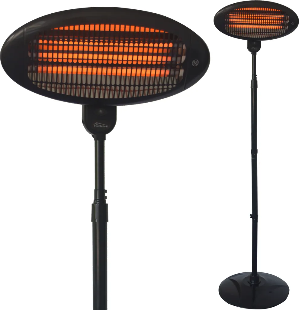 TroniTechnik Quartz-Heizstrahler Mit 3 Stufen, Verstellbarer Teleskopstange Und Kopf – Bild 2