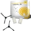 Roboter-Deals Zubehör Set Für Medion (2x Seitenbürsten & 2x Filter)