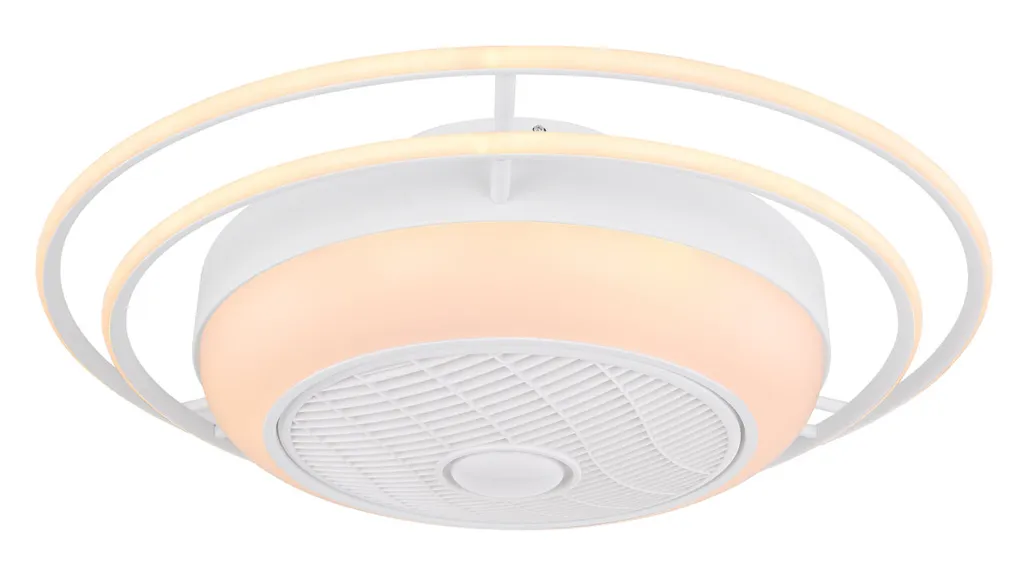 Globo Lighting ROMARIO Ventilator Metall Weiá, 1xLED, 03616