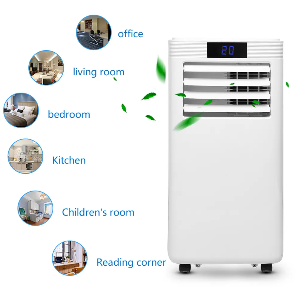 EINFEBEN Mobile Klimaanlage Klimagerät Eco R290, 5in1 WiFi Mobil Und Leise Mit Abluftschlauch & Fernbedienung, Kuehler & Entfeuchter Für Raeume Bis 38°C, Mobile Kuehlung Für Wohnung Und Büro, 9000 BTU Klimaanlagen – Bild 2