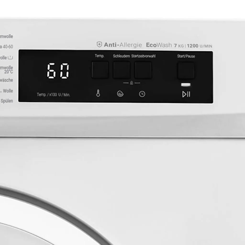 Waschmaschine Frontlader AquaStop 7kg DAEWOO WM712T0WU0DE – Bild 4