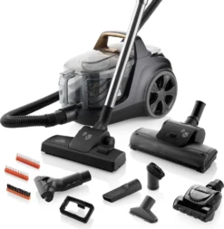 ETA GRANDE ANIMAL Beutelloser Staubsauger ETA222390000, 850W, 2 X HEPA Filtr, DermoPet-Aufsatz, ECO Motor, 360 ° Drehbares Rad