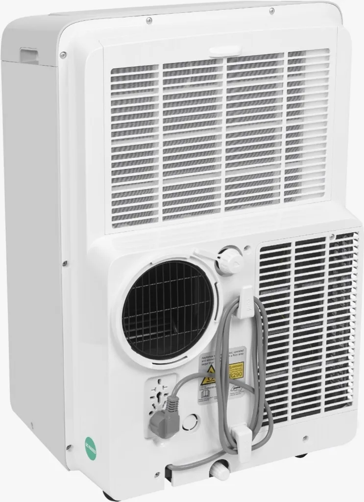 GUTFELS Klimagerät CM 61247 We | Mobiles Klimagerät | 12000 BTU / 3,4 KW Kühlleistung | 1450 W Leistung | Weiß – Bild 3