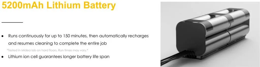 Midea S8+ Saugroboter 5200mAh Bl | 714307 Mit Behälterstation – Bild 9