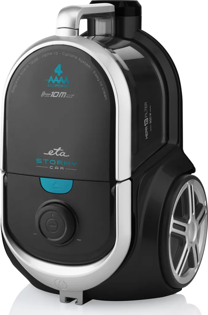 Bodenstaubsauger Ohne Beutel ETA Stormy Car Artikel-Nr.: ETA151790010 Beutelloser Staubsauger Mit Sparsamem ECO-Motor, Hoher Saugleistung Und Qualitätsfilterung. Umfangreiches Zubehör Inklusive. – Bild 3