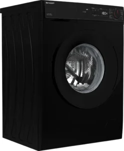 Sharp ES-W714IA-B1-DE Waschmaschine (7 Kg / 1400 U/Min) Mit LED Display, Inverter Motor, Überlaufschutz Und AquaStop (schwarz)