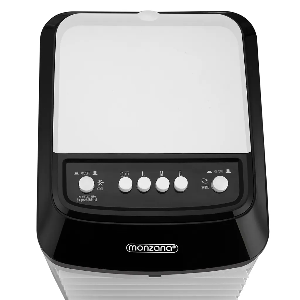 Monzana Luftkühler MZ401 3in1 4l Inkl 3 Stufen Ventilator Luftkühler Luftbefeuchter Ionisator Aircooler Klimagerät – Bild 3