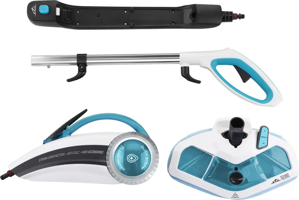 ETA AZURIT 2-in-1-Dampfwischer Und Handreiniger ETA226790000, 1500 W , Dampf In 30 Sekunden, Wassertankvolumen 400 Ml – Bild 13