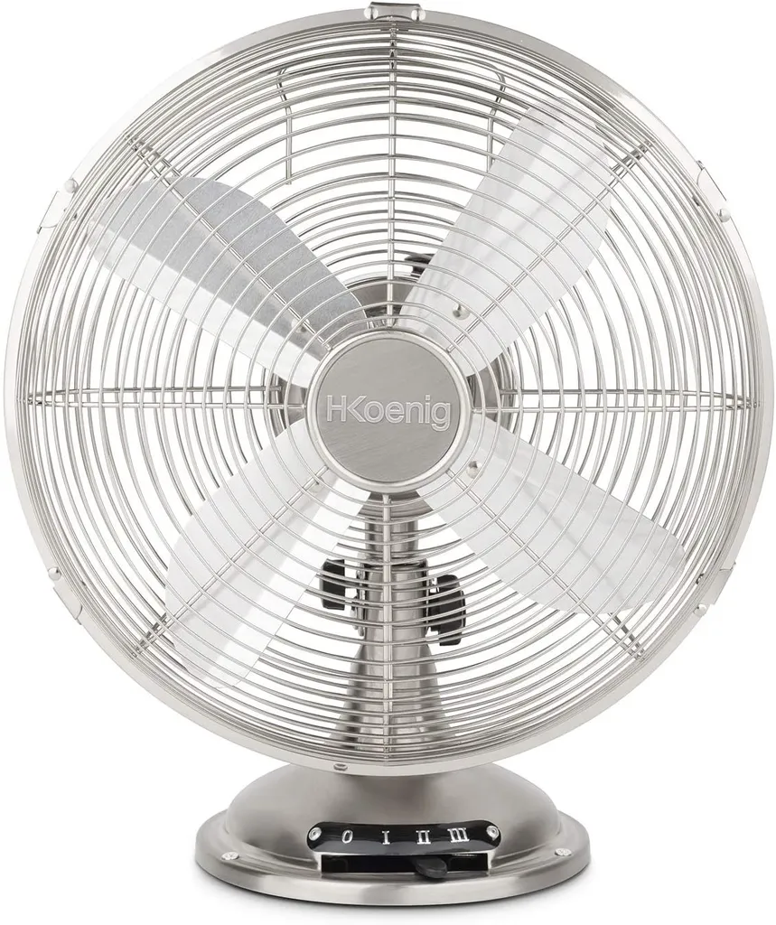 H.Koenig Elektrischer Tischventilator JOE48 30cm Durchmesser – Bild 5