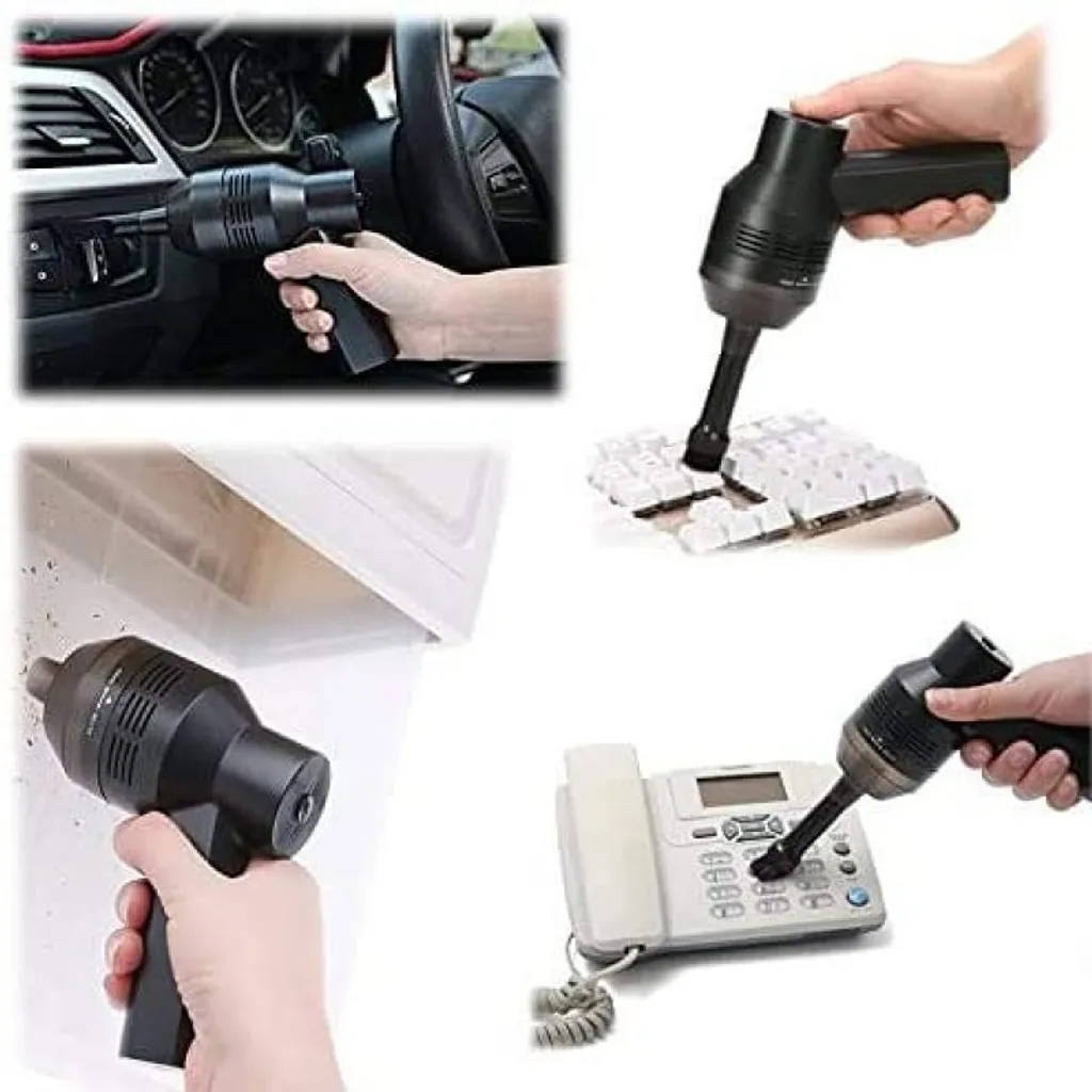 Elektrischer Staubsauger, Luftstaubsauger Leistungsstarkes Gebläse Alternative Druckluftspray Tastaturreiniger Für PC, Laptop, Sofa – Bild 6