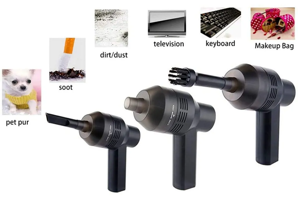 Elektrischer Staubsauger, Luftstaubsauger Leistungsstarkes Gebläse Alternative Druckluftspray Tastaturreiniger Für PC, Laptop, Sofa – Bild 2