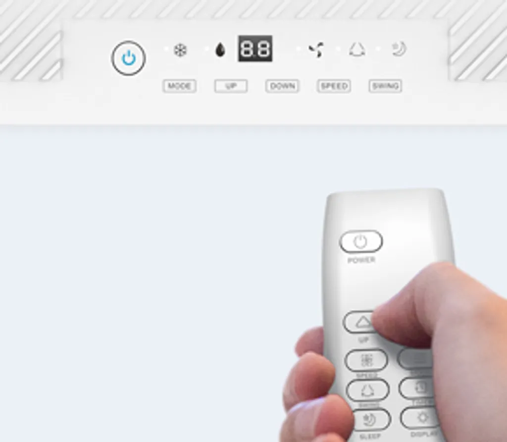 CHiQ 3-in-1 Mobile Klimaanlage CPC07PAP012B Weiß/grau Mit 7000 BTU / 2,02 KW, Für Ca. 25 M², 320 M³ Pro Stunde, Auto Air Swing Funktion – Bild 14