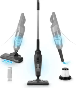 Duronic VC9 Bodenstaubsauger | 2-in-1 Handstaubsauger Und Stielstaubsauger | Inkluviv Bodenbürste Für Tierhaar Und Zubeh